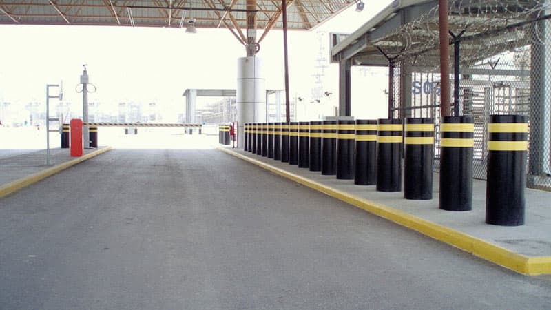 Embedded HVM Bollards